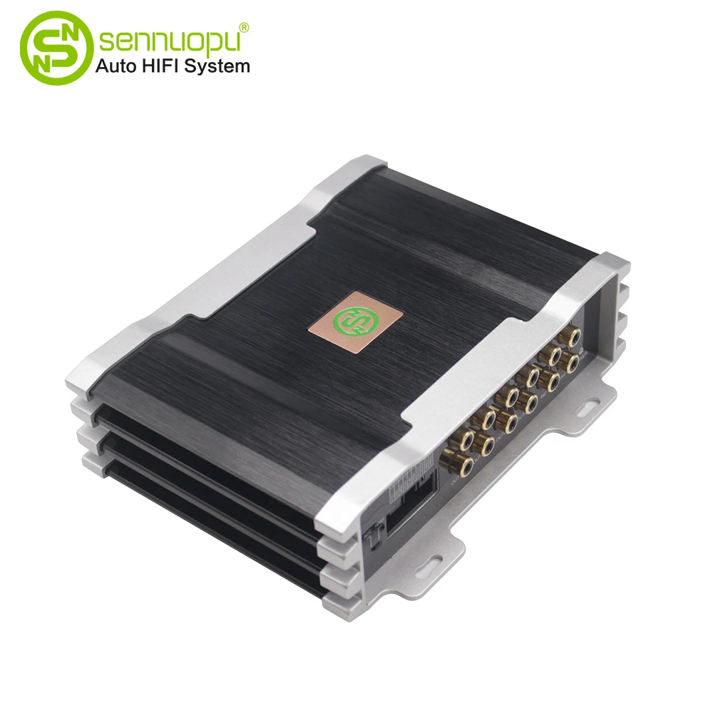 Som automotivo de 8 canais DSP Processador de áudio Car 4 CH amplificador