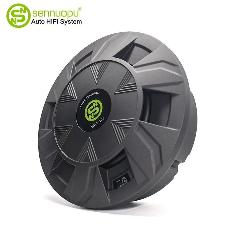 Subwoofer de pneus sobressalente ativo de 10 polegadas