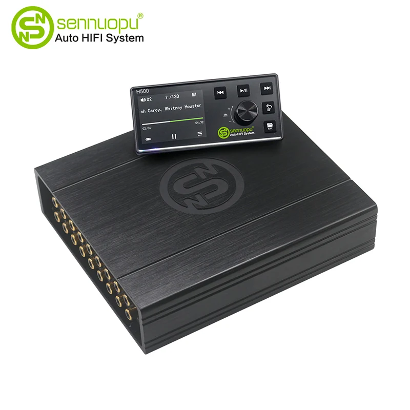 Audio de carro 8*30W amplificador com 12CH DSP