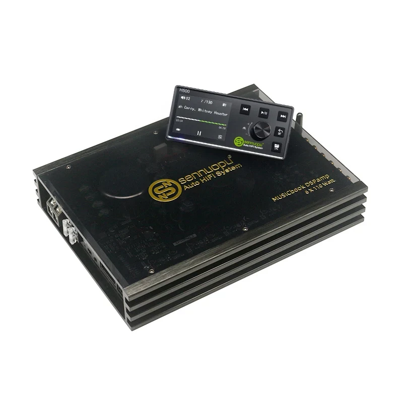 Car DSP 6-Channel Amplifier with 8-Channel Digital Signal Processor