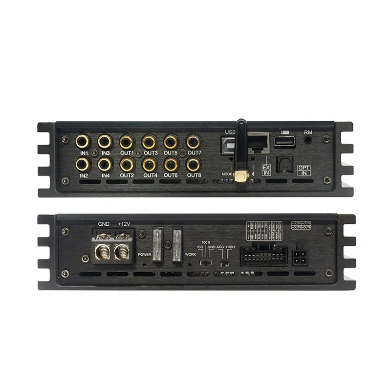 Car DSP 6-Channel Amplifier with 8-Channel Digital Signal Processor